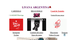 Desktop Screenshot of livana.com.ar
